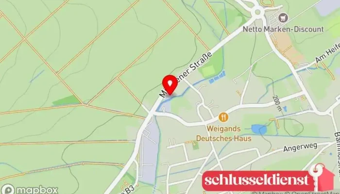 Karte von SolidArt Metallbau GmbH Metall- u. Edelstahlbau Metallbauunternehmen in Scheden