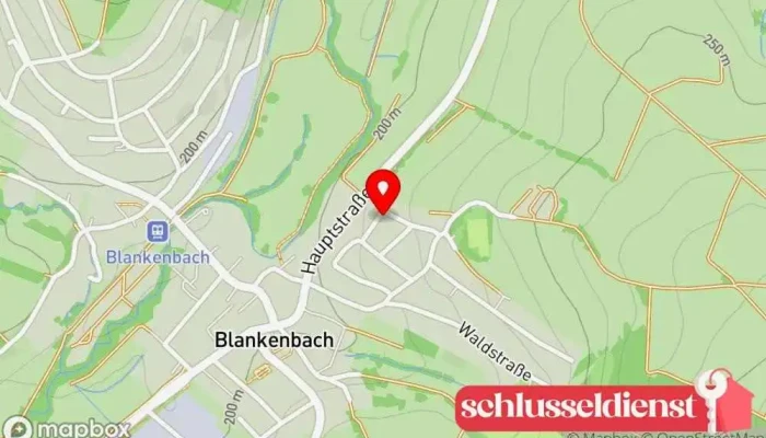 Karte von Spenglerei Uwe Hofmann Dachdecker in Blankenbach