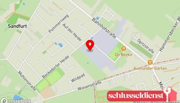 Karte von STABA Handelsgesellschaft mbH Metallbauunternehmen, Metallwerkstatt in Schwanewede