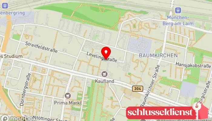 Karte von Stahl- und Metallbau Hellinger GmbH Metallbauunternehmen in München