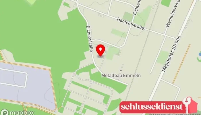 Karte von Stahlbau Hagen GmbH Stahlbauunternehmen, Metallbauunternehmen in Haren (Ems)