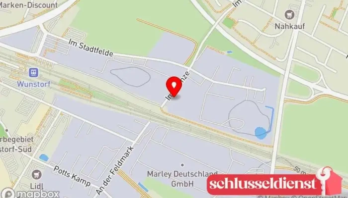 Karte von Stahlschmiede Treppenbauunternehmen, Zaunbauer in Wunstorf
