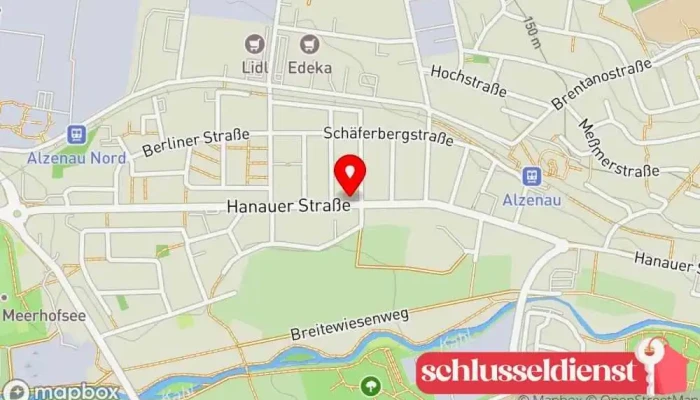 Karte von Stapf GmbH Geschäft in Alzenau
