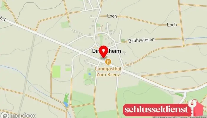 Karte von Stark Wolfgang Metallbau Bauunternehmen in Kirchheim am Ries