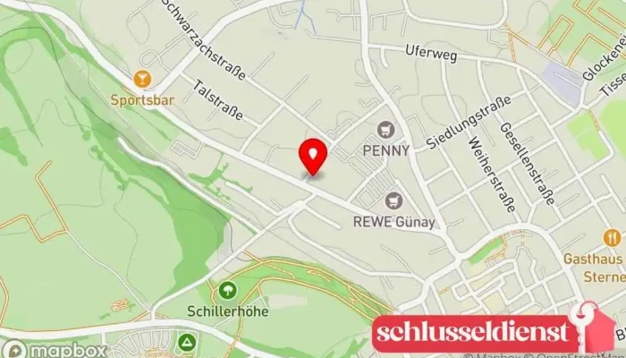 Karte von Störk Metallbearbeitung GmbH Metallverarbeitungsunternehmen, Hersteller, Metallbauunternehmen, Blechanbieter, Stahlbauunternehmen, Schweißbetrieb in Bad Saulgau