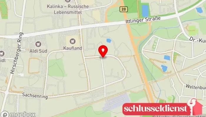 Karte von Straubinger Metallbau GmbH Fensteranbieter in Straubing