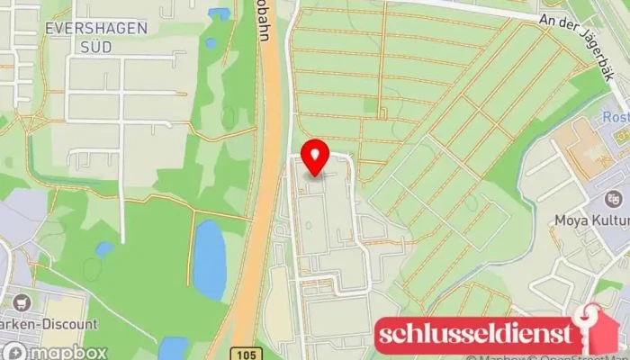 Karte von SUR Laser- und Metalltechnik GmbH Metallbauunternehmen in Rostock
