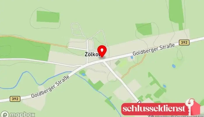 Karte von Sven-PeterJohn Metallbau Metallbauunternehmen, Metallwerkstatt in Zölkow