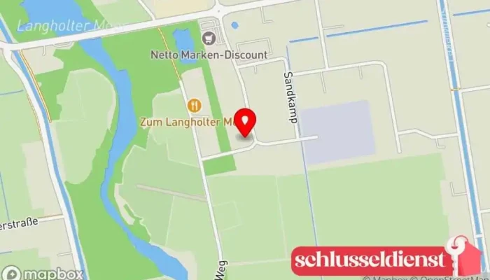 Karte von Thomas Heyenga Metallbau Bauunternehmen in Ostrhauderfehn