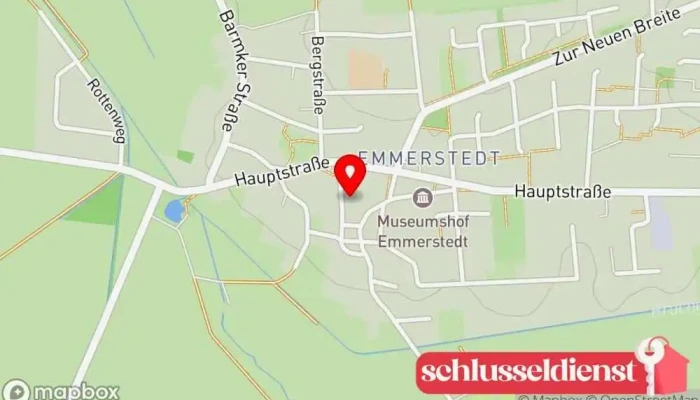 Karte von Thomas Osterwald Metallbauunternehmen, Metallwerkstatt, Treppenbauunternehmen in Helmstedt