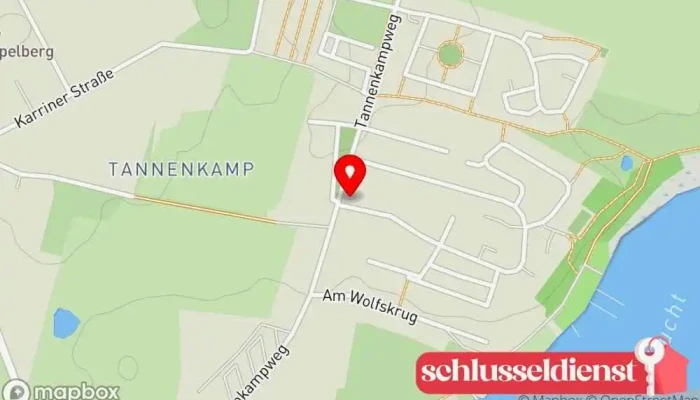 Karte von Tiefbauunternehmen Lassan GmbH Straßenbauunternehmen, Bauingenieur, Landschaftsgestalter in Wolgast