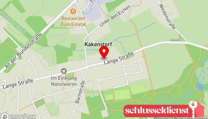 Karte von Tischlerei Gobat - Möbel und Einbauschränke Möbeltischler in Kakenstorf