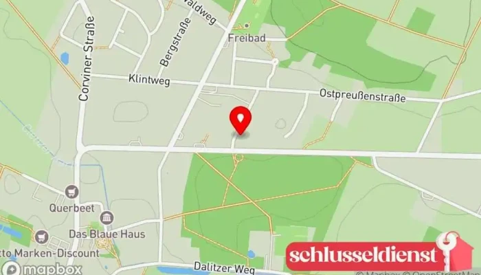 Karte von Tischlerei Tzscheutschler Möbeltischler, Bestattungsinstitut in Clenze