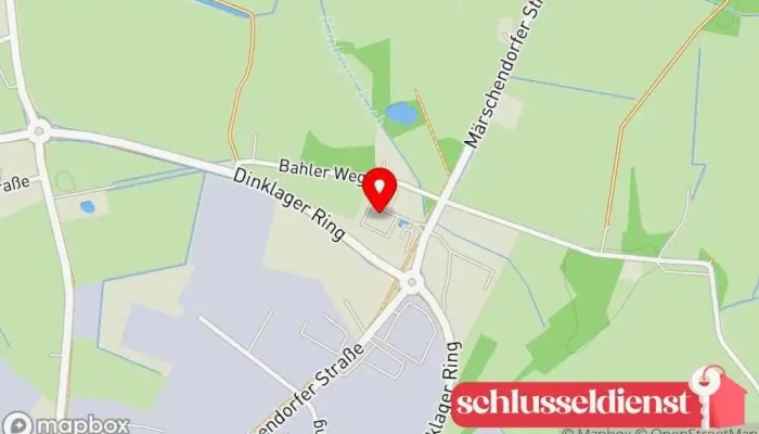 Karte von Tor- und Zaunanlagen GmbH Dinklage Zaunfachhandel in Dinklage