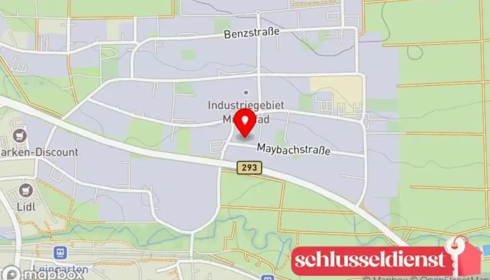 Karte von Tortechnik Sahan Garagentoranbieter in Leingarten