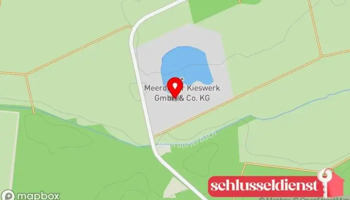 Karte von TSN-Rohstoffe Meerdorf GmbH & Co. KG Kieswerk, Sandaufbereitungsanlage in Wendeburg