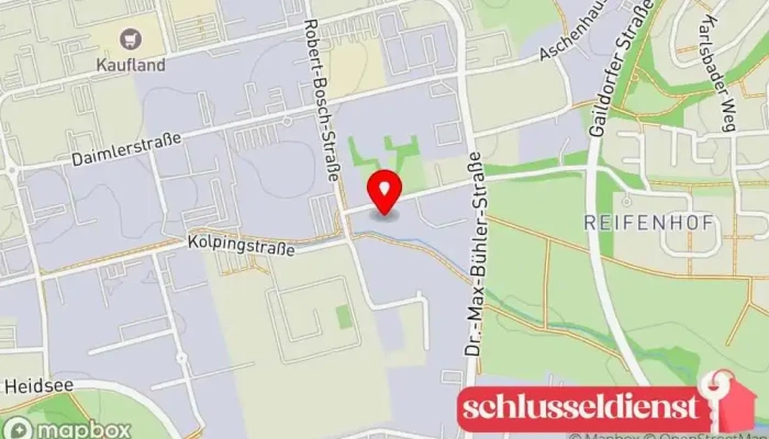 Karte von Ulrich Mack Metallbauunternehmen, Metallwerkstatt in Schwäbisch Hall