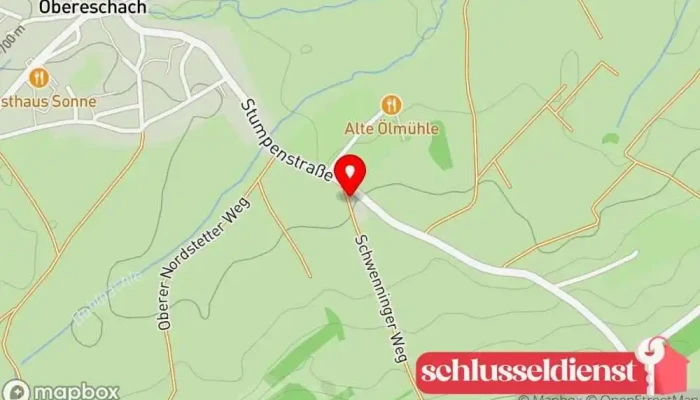 Karte von Uwe Schlenker Metallwerkstatt in Villingen-Schwenningen