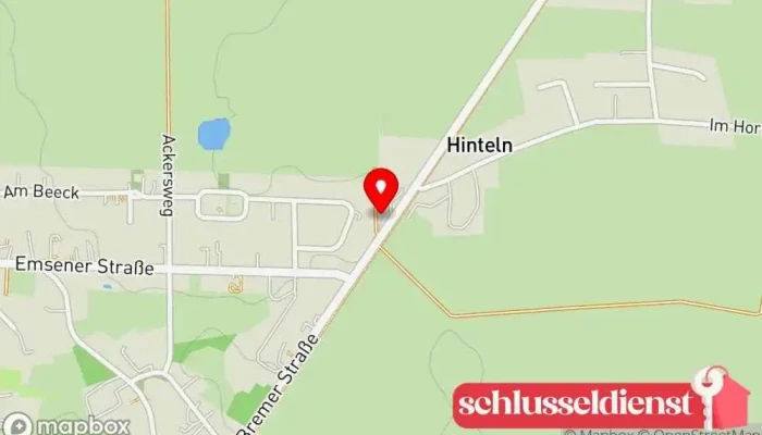 Karte von Vollmers Kunstschmiede GmbH Treppenbauunternehmen in Rosengarten