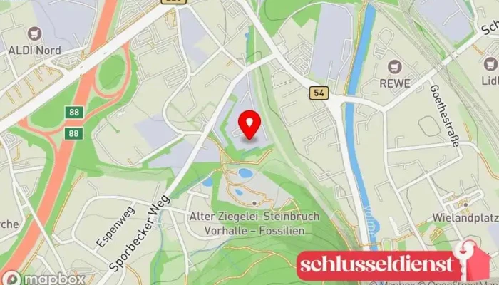 Karte von Vona Metallbau Metallbauunternehmen in Hagen