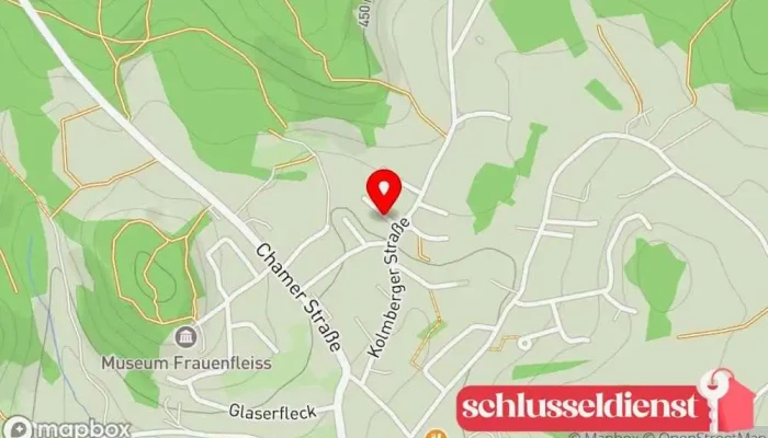 Karte von Wagner Metall Concept GmbH Metallbauunternehmen in Blaibach