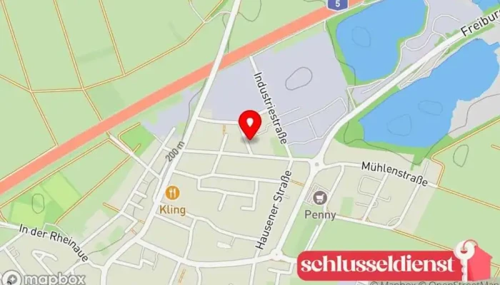 Karte von Walter Balo - Metallbau Metallbauunternehmen, Stahlbauunternehmen in Hartheim am Rhein