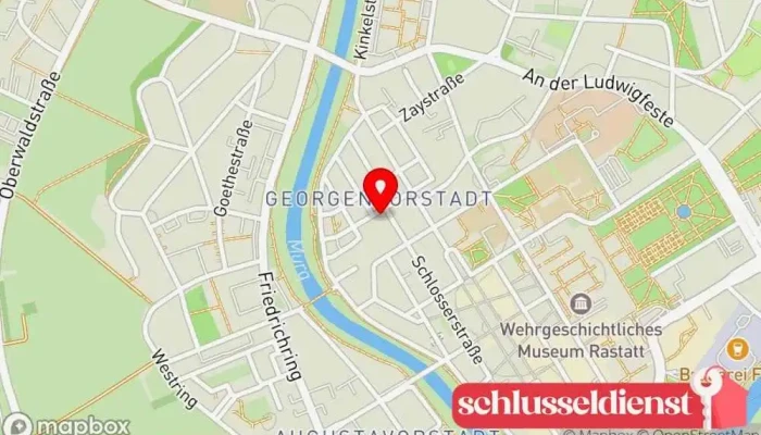 Karte von Walter Decker Schlosserei GmbH Metallbauunternehmen, Hersteller, Stahlbauunternehmen in Rastatt