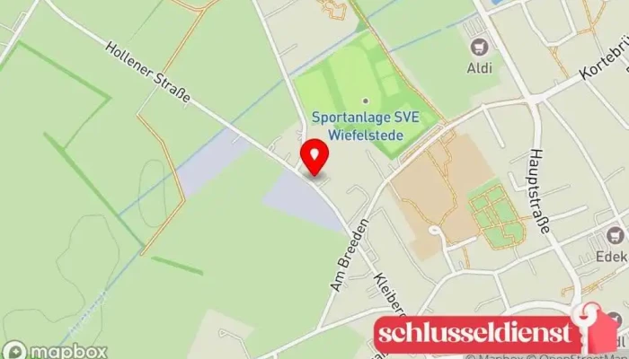 Karte von Wemken Wiefelstede GmbH Fensterbau Fensteranbieter in Wiefelstede