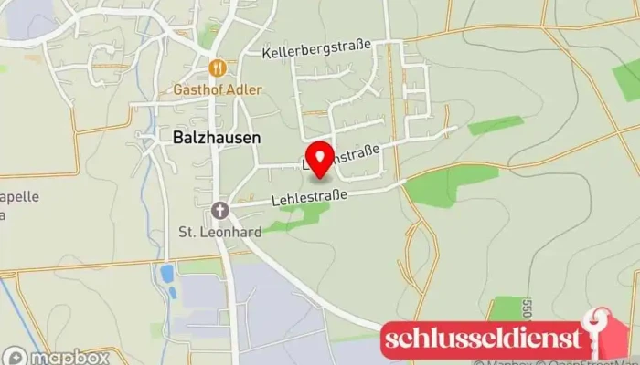 Karte von Werner Knoll GmbH Autowerkstatt in Lehlestraße 7