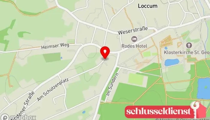 Karte von Wilhelm Bulmahn Schlosserei  in Rehburg-Loccum