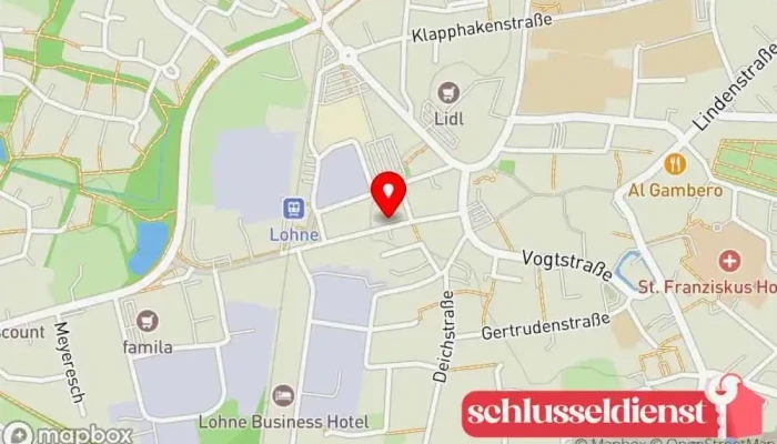 Karte von Wilhelm J. Hölzen Stahl- und Metallbau GmbH Metallbauunternehmen in Lohne (Oldenburg)