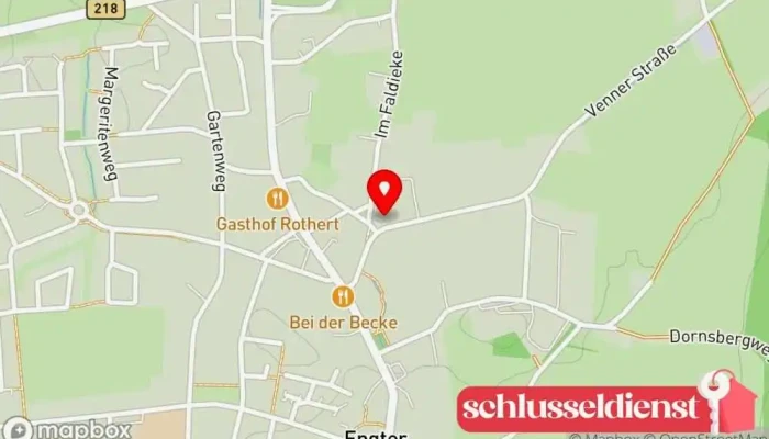 Karte von Wilhelm Renzenbrink Metallbau GmbH Stahlbauunternehmen, Industrieanlagenanbieter, Maschinenbau in Bramsche