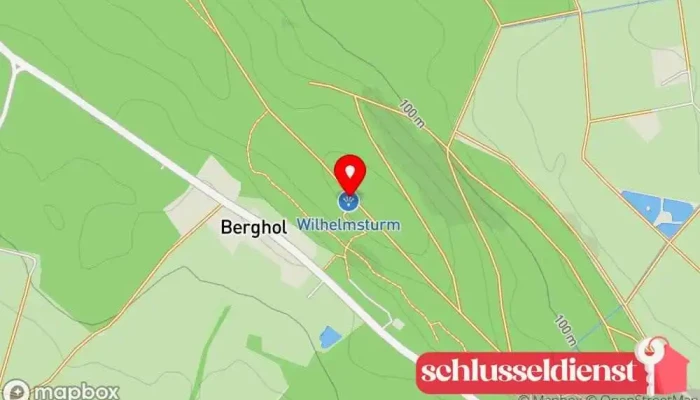 Karte von Wilhelmsturm Historische Sehenswürdigkeit in Postalisch: Friedr-Stolberg-Allee 18
