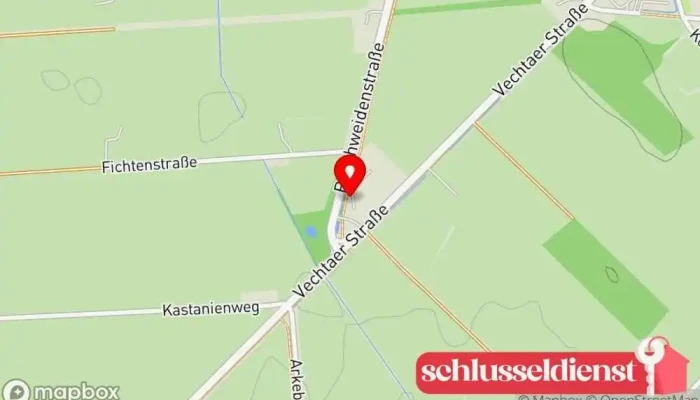 Karte von Windhorst Stahl- und Metallbau GmbH Stahlbauunternehmen, Hersteller, Metallbauunternehmen in Goldenstedt