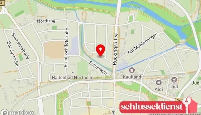 Karte von Winkler Metalltechnik Metallwerkstatt in Northeim