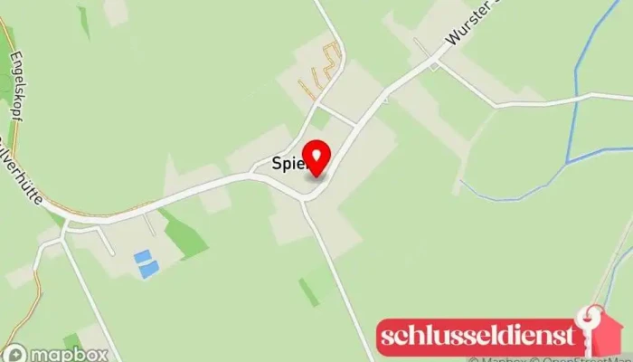 Karte von Witt Metallbau Metallbauunternehmen in Wurster Nordseeküste