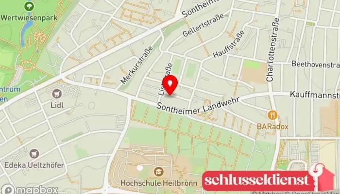 Karte von Wladimir Lepski Metallbau Metallbauunternehmen in Heilbronn