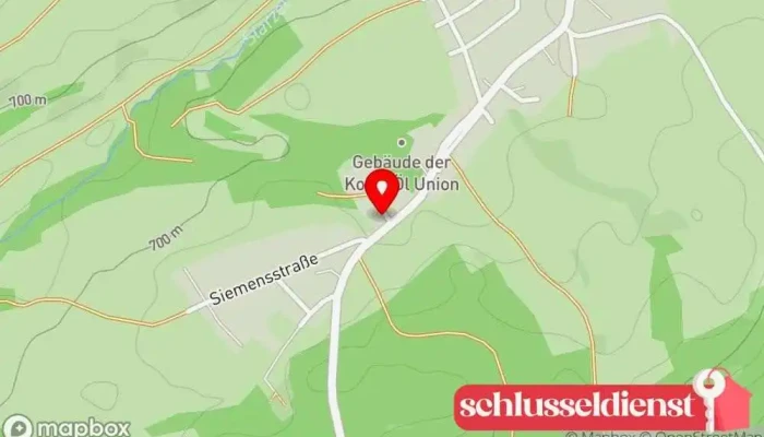 Karte von Wolfgang Koch Metallbau Metallbauunternehmen in Schömberg