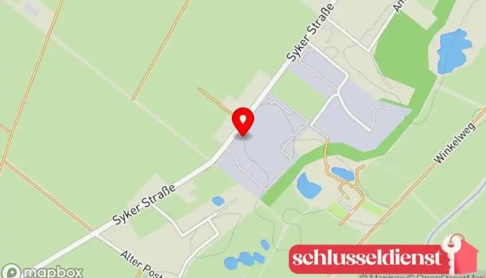 Karte von WSS Metalltechnik GmbH & Co.KG Metallverarbeitungsunternehmen in Thedinghausen