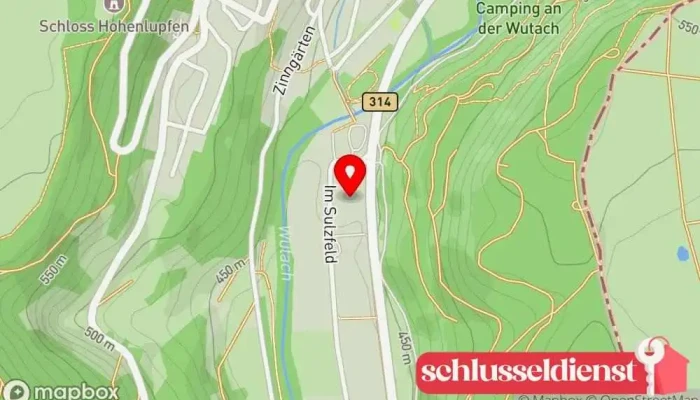 Karte von Wutal AluminiumGuss GmbH Gießerei in Stühlingen