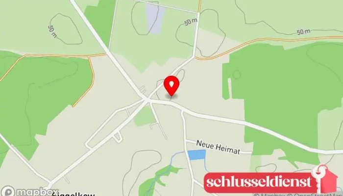 Karte von Zaun- und Metallbau Koß e. K. Metallbauunternehmen in Siggelkow