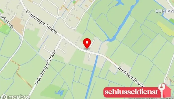 Karte von Zerspanung & Metalltechnik Timmermann Metallbauunternehmen in Butjadingen
