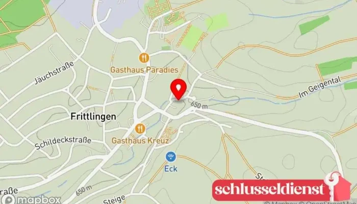 Karte von Zimmerer Präzisionsdrehteile Dreherei in Frittlingen